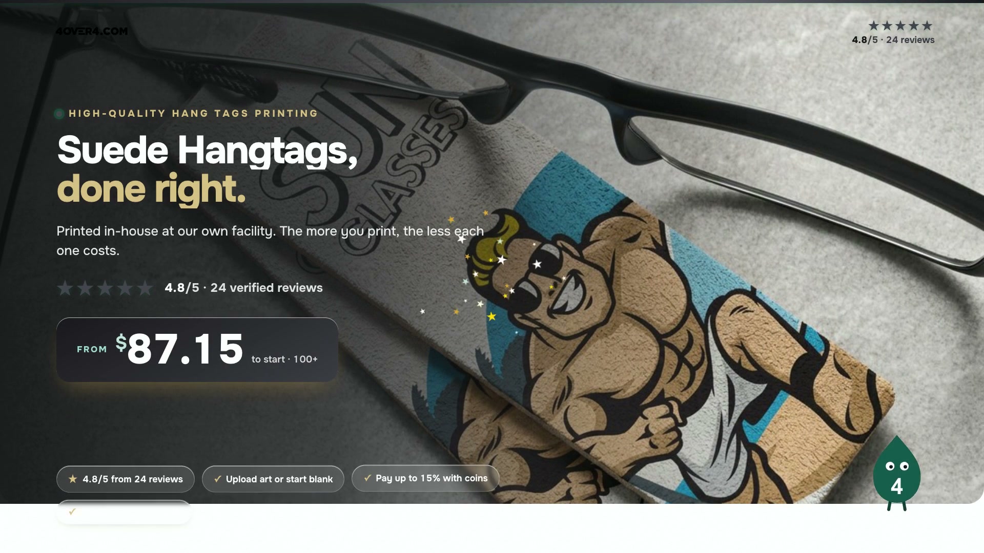 Suede Hangtags product video