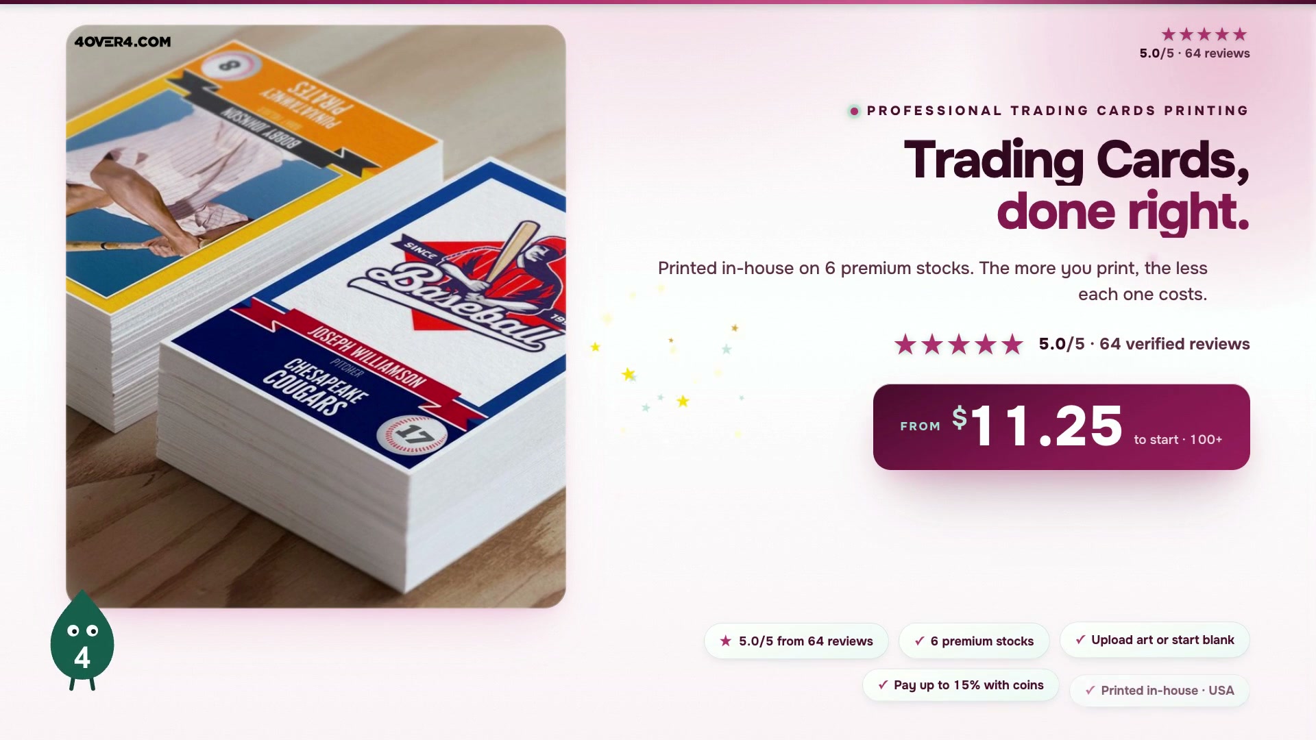Trading Cards product video