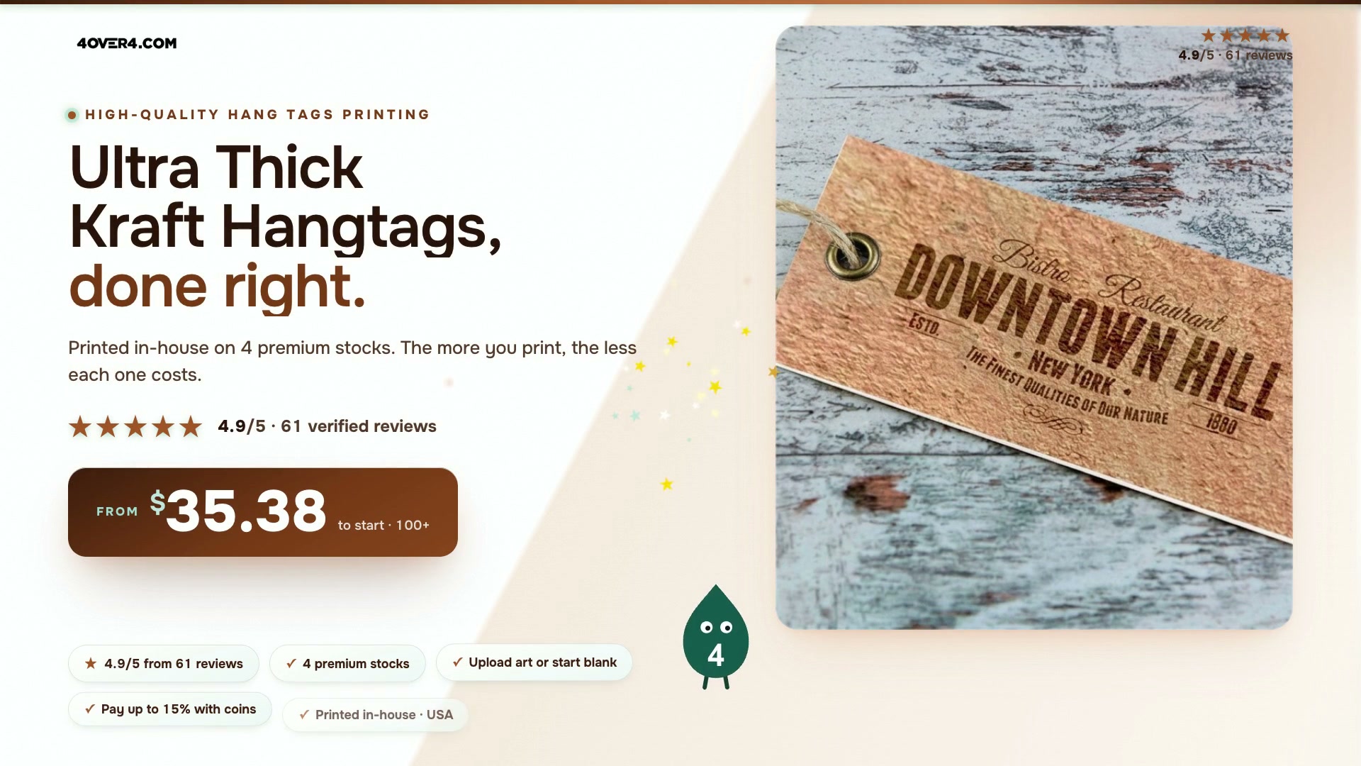 Ultra Thick Kraft Hangtags product video