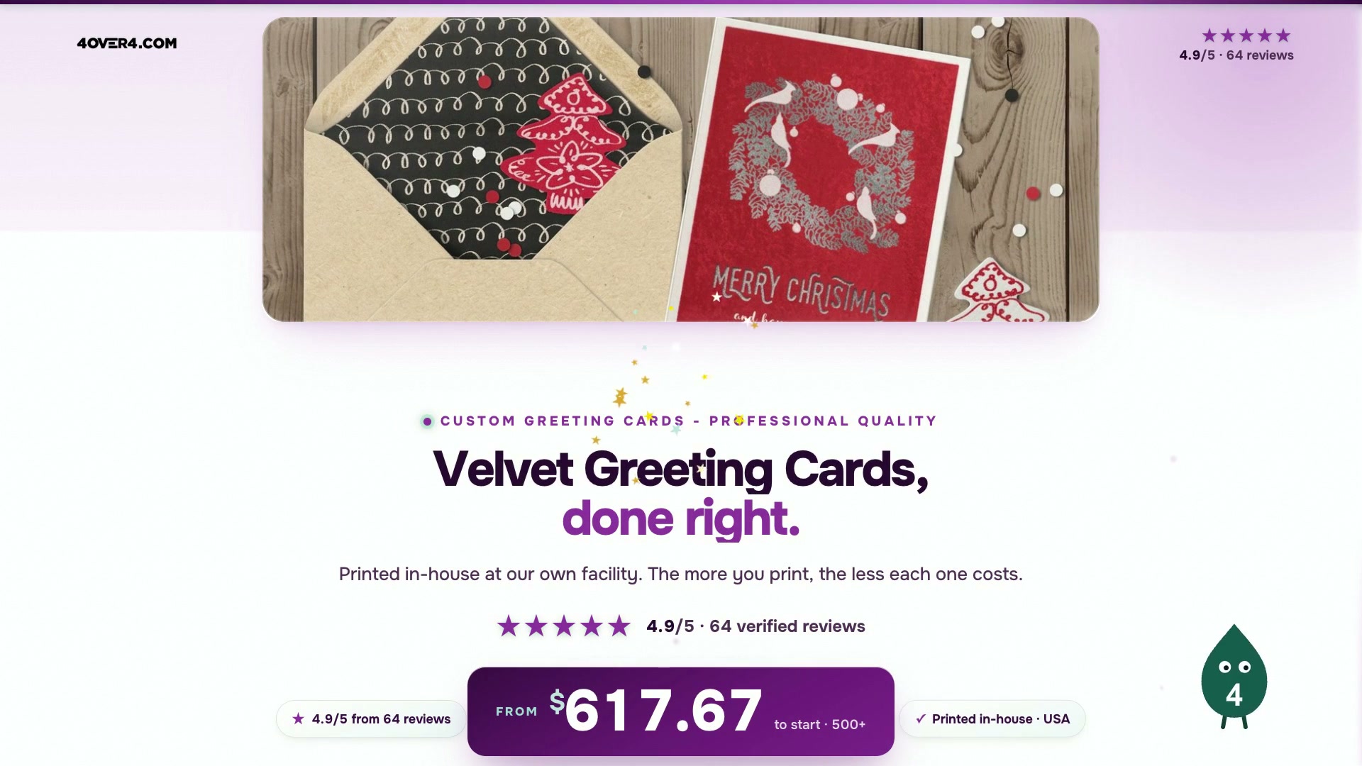 Velvet Greeting Cards product video