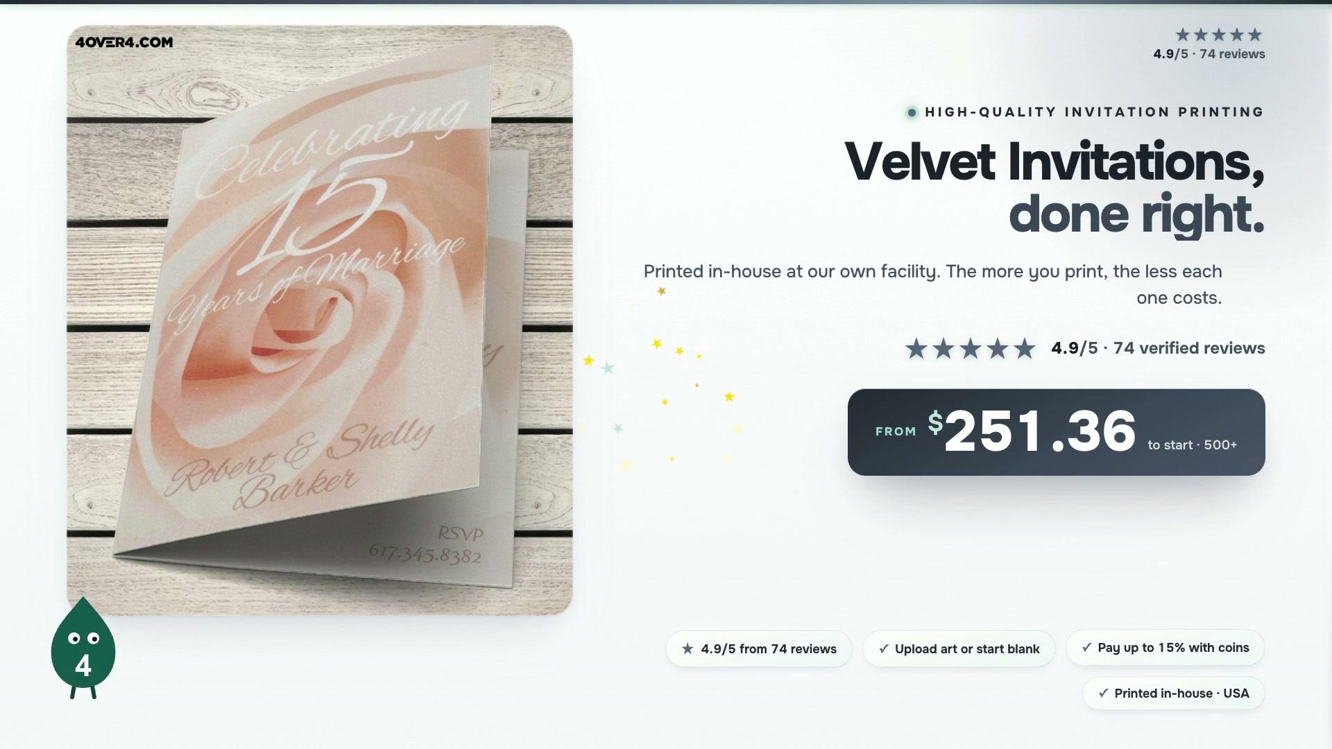 Velvet Invitations product video
