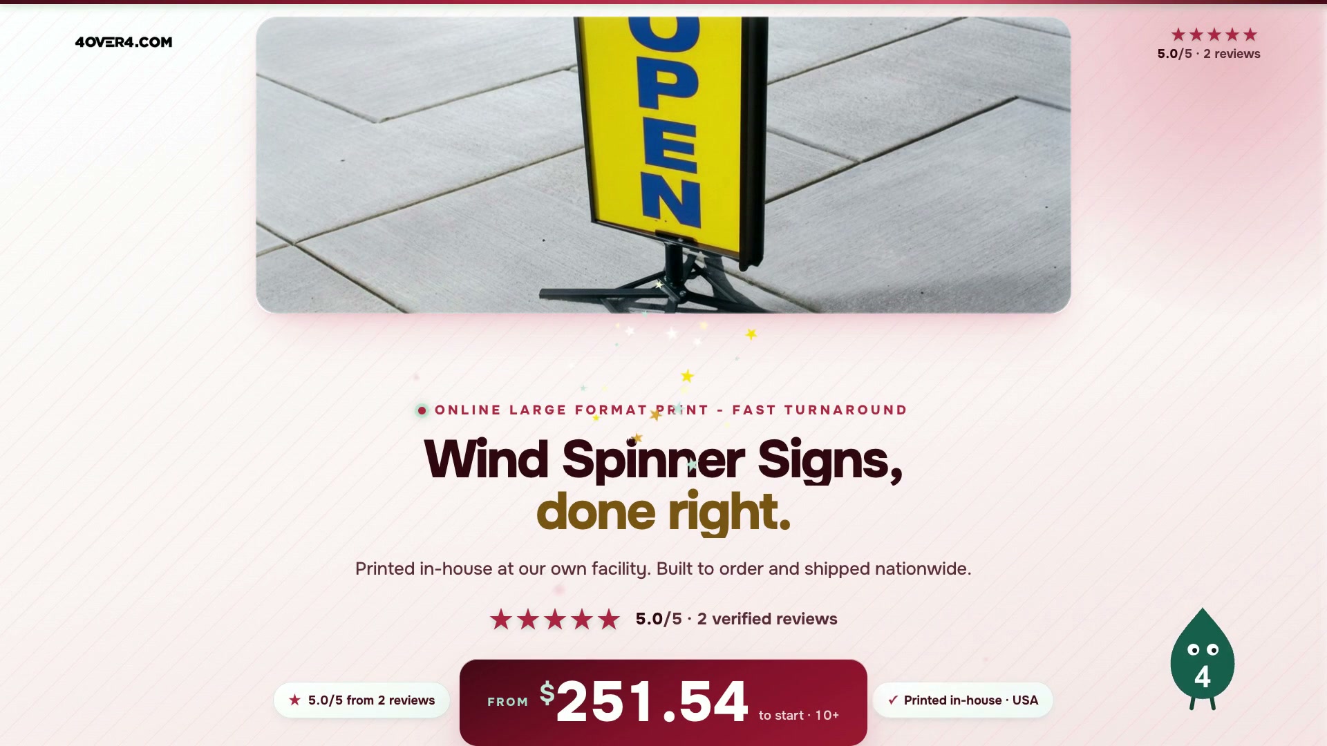 Wind Spinner Signs product video
