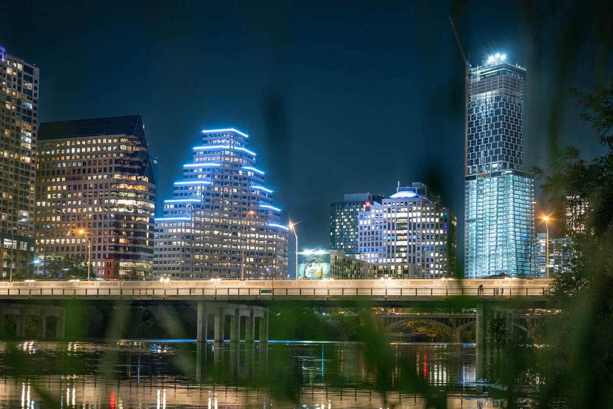 Austin printing - city skyline by 4OVER4